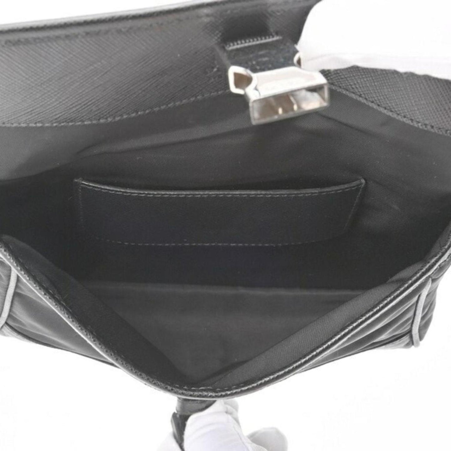 Prada Re-Nylon Synthetic Shoulder Bag (Pre-Owned)