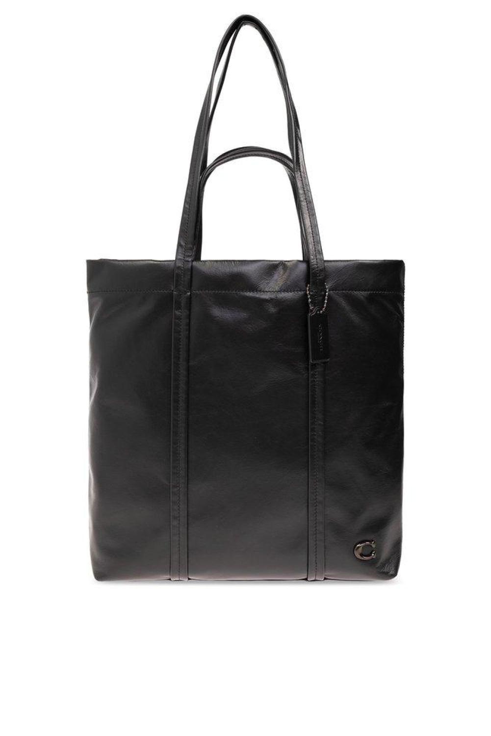 Coach Logo-Plaque Shopper Bag