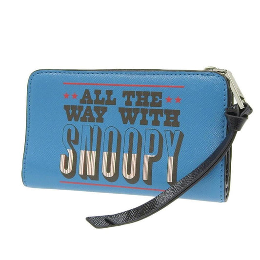 blue Coated Canvas Wallet (Bi-Fold) (Pre-Owned)