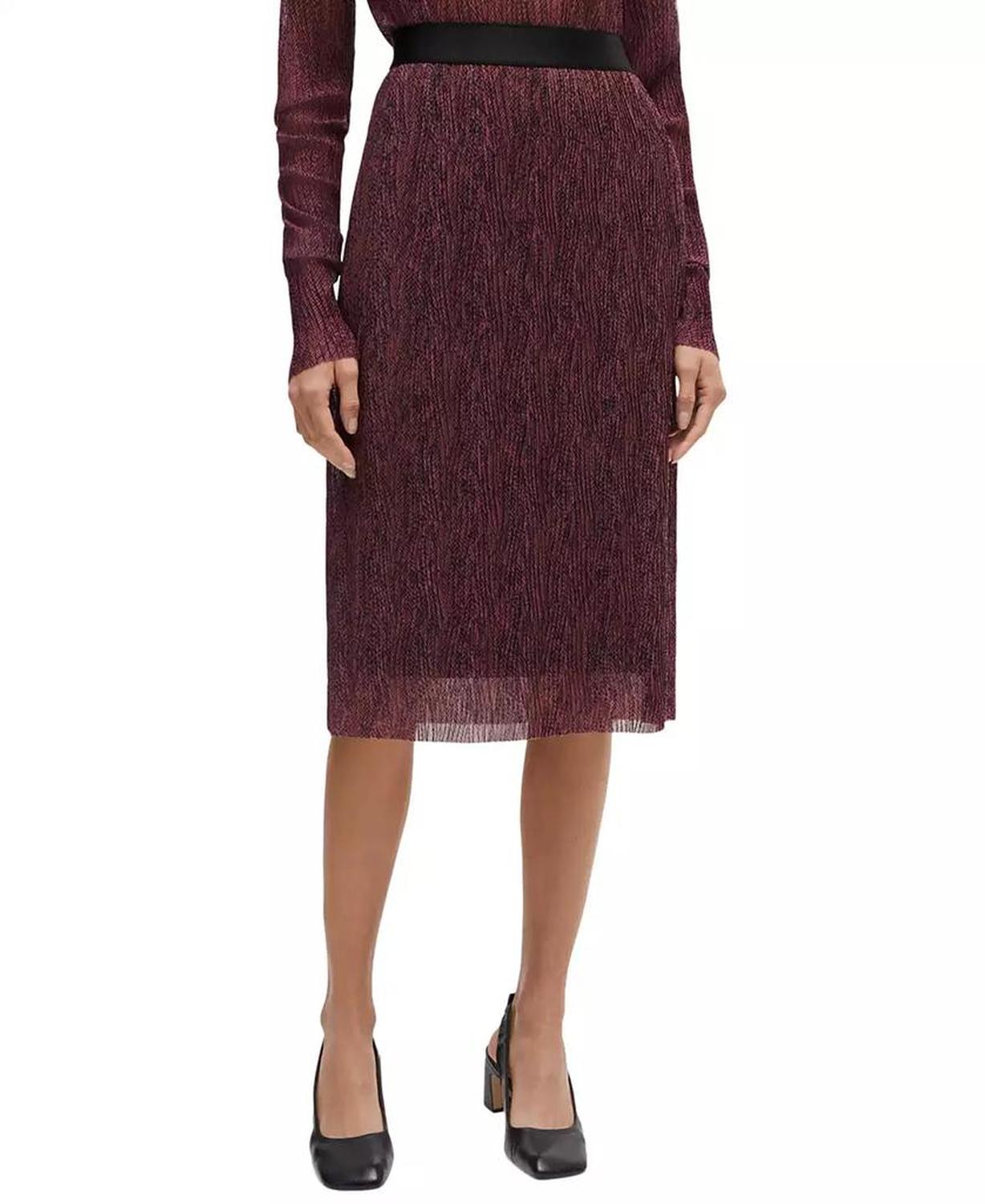 Women's Print Slim-Fit Skirt