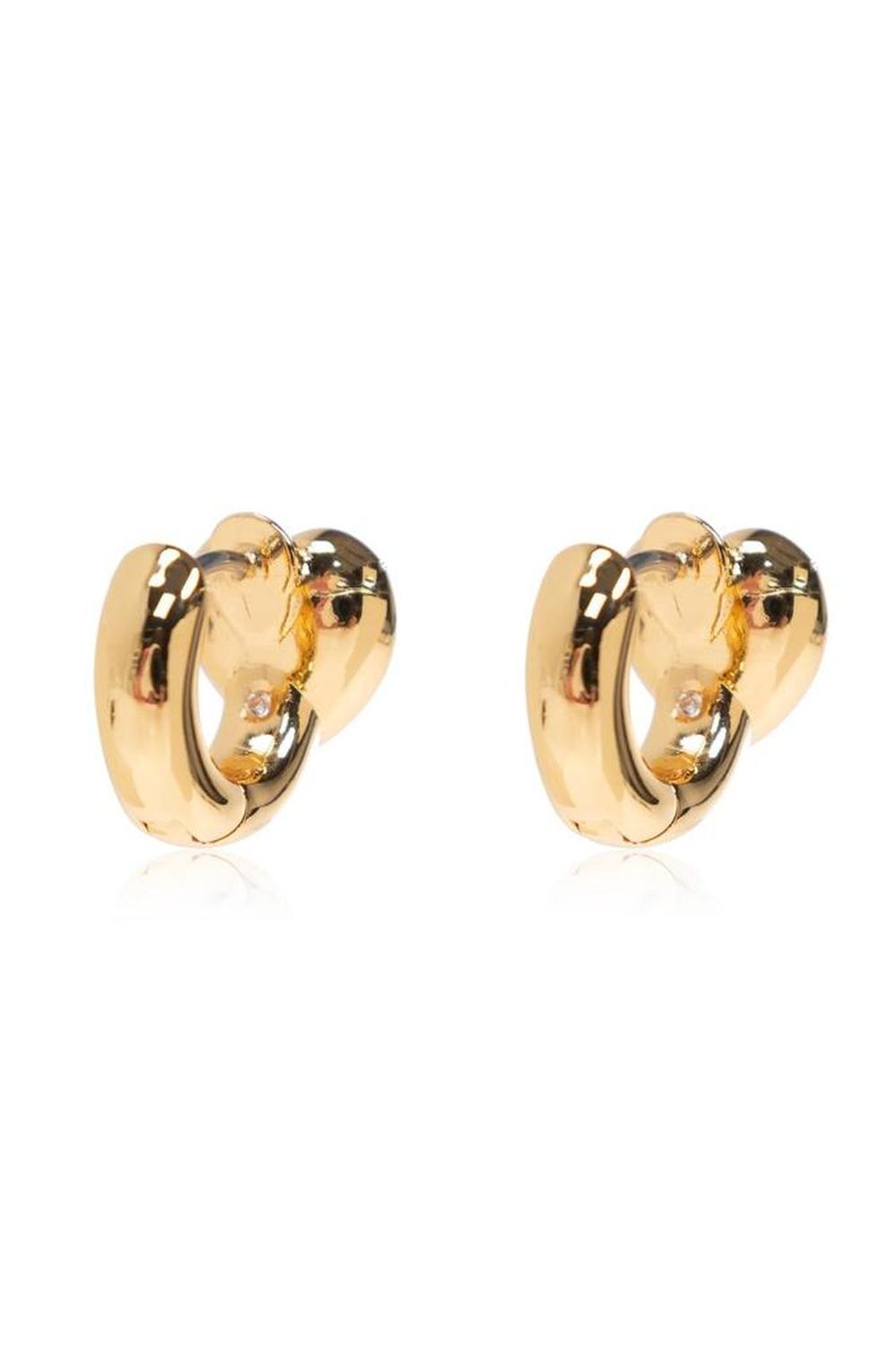 Kate Spade Keep Sparked Heart Huggies Earrings