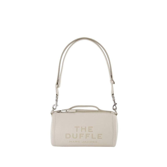 Duffle Bag - Leather - Silver