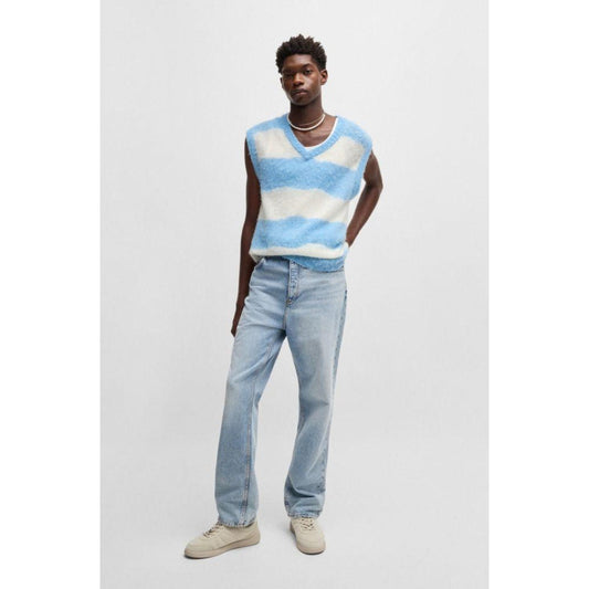 Baggy-fit jeans in heavyweight cotton denim