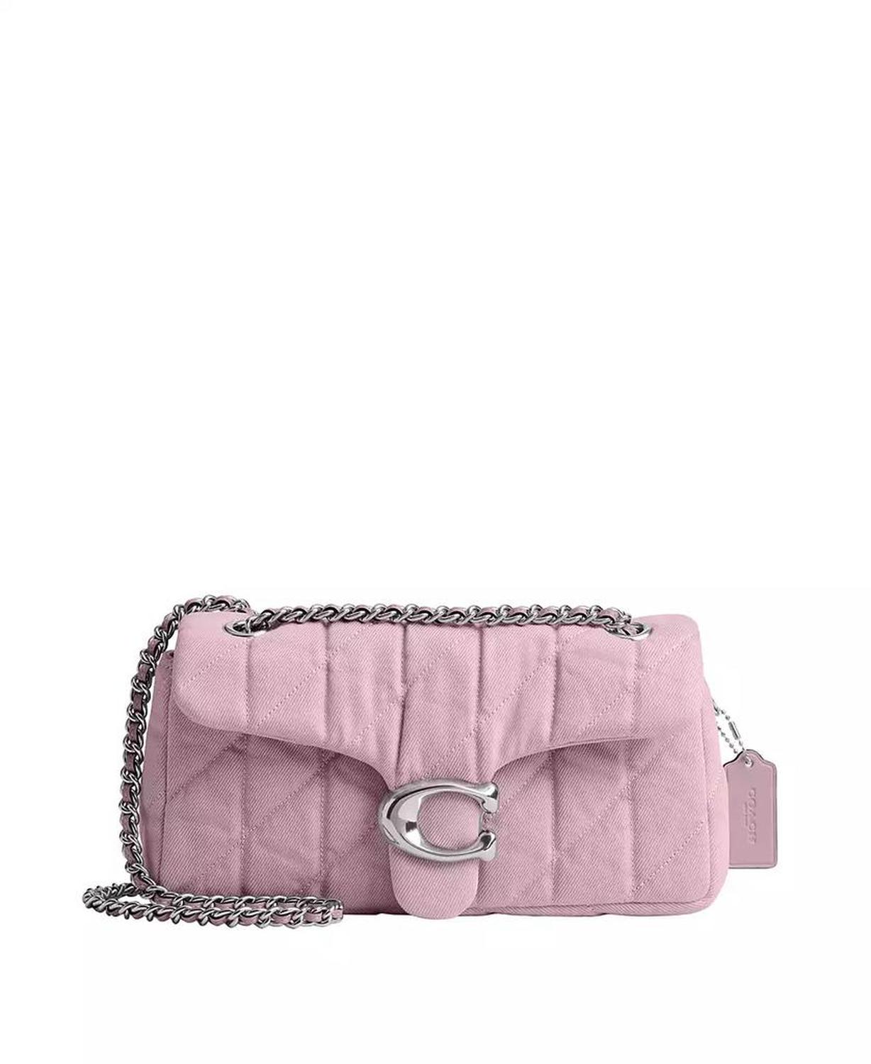Tabby 26 Denim Quilting Mini Crossbody Bag
