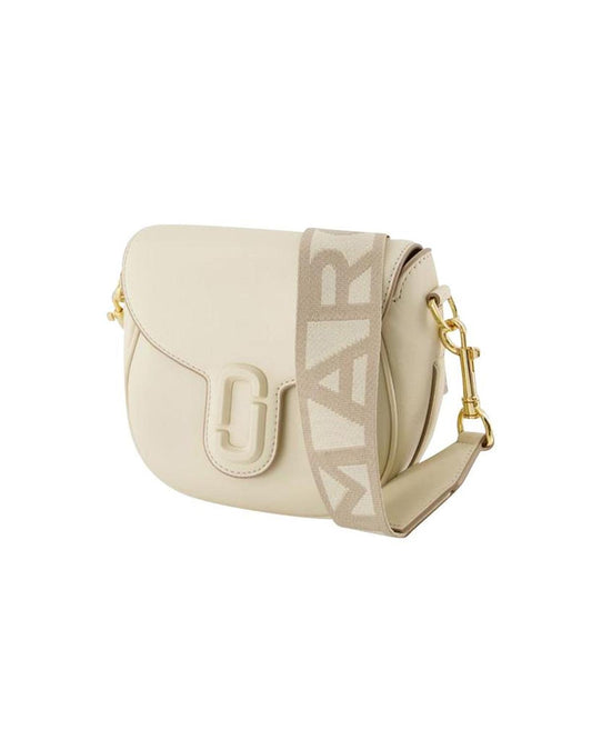 The Small Saddle Bag - - Leather - White