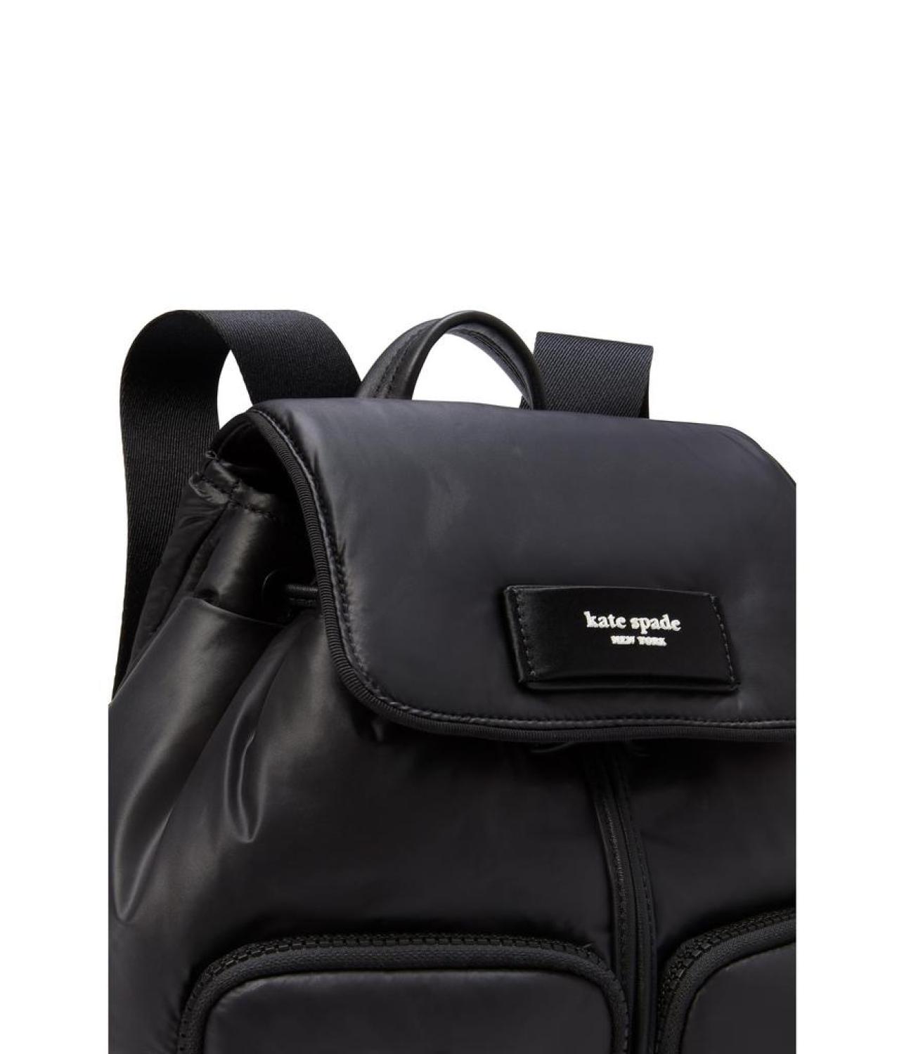 Puffed Puffy Fabric Backpack