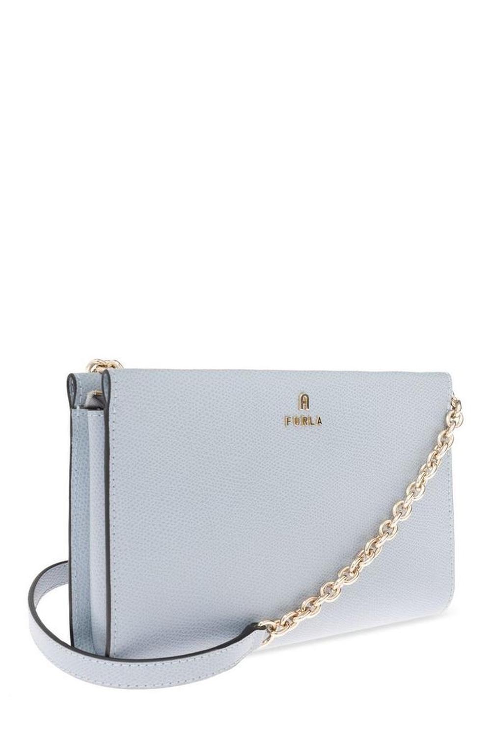 Furla Camelia Logo Lettering Mini Shoulder Bag