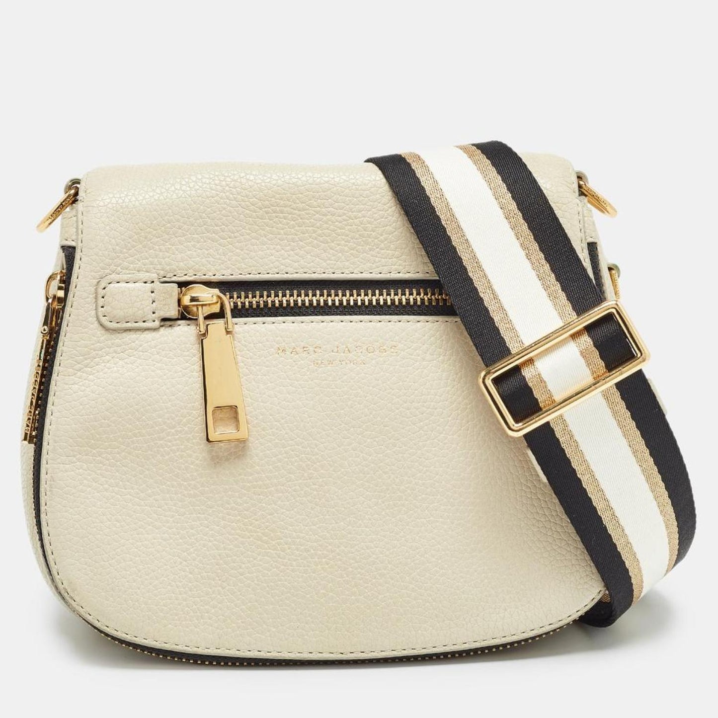 Marc Jacobs Light Leather Recruit Nomad Saddle Shoulder Bag