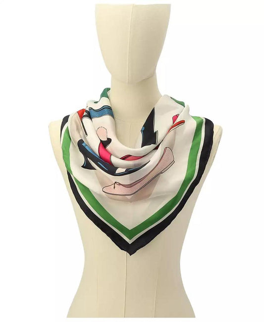Women's Shoes Silk Square Scarf