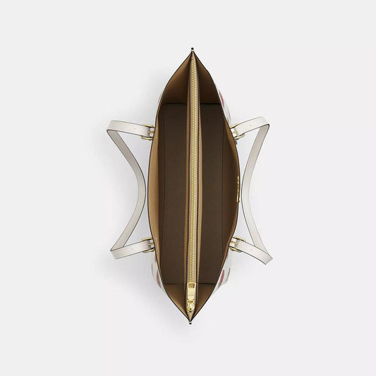 Mollie Tote Bag With Strawberry Print