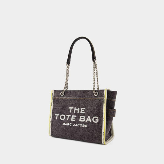 The Medium Tote - Cotton - Black