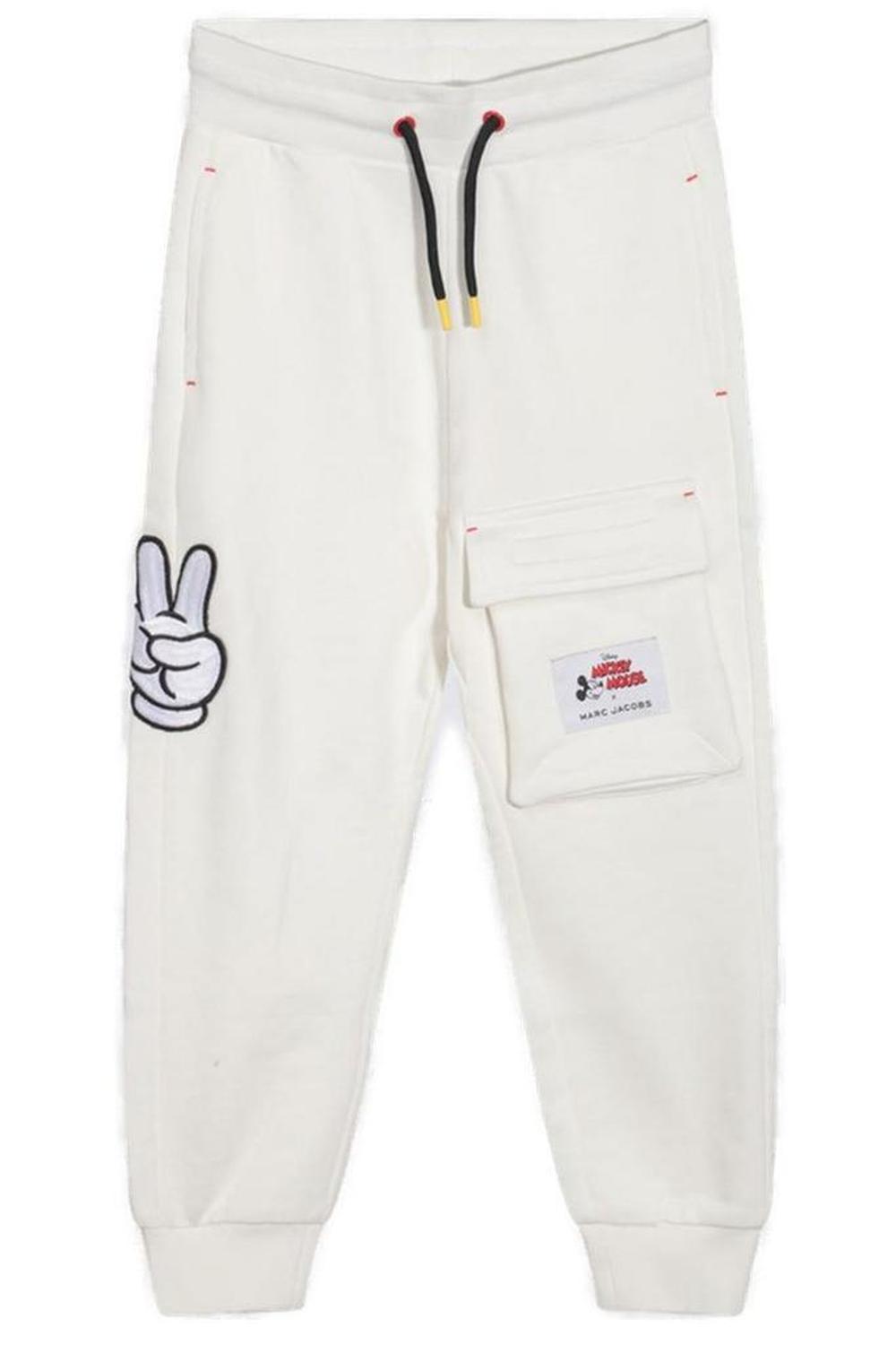 The Marc Jacobs Kids X Mickey Mouse Patch-Detailed Drawstring Sweatpants