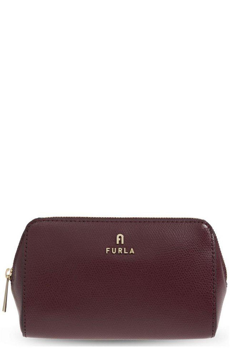 Furla Camelia M Logo Plaque Cosmetic Bag