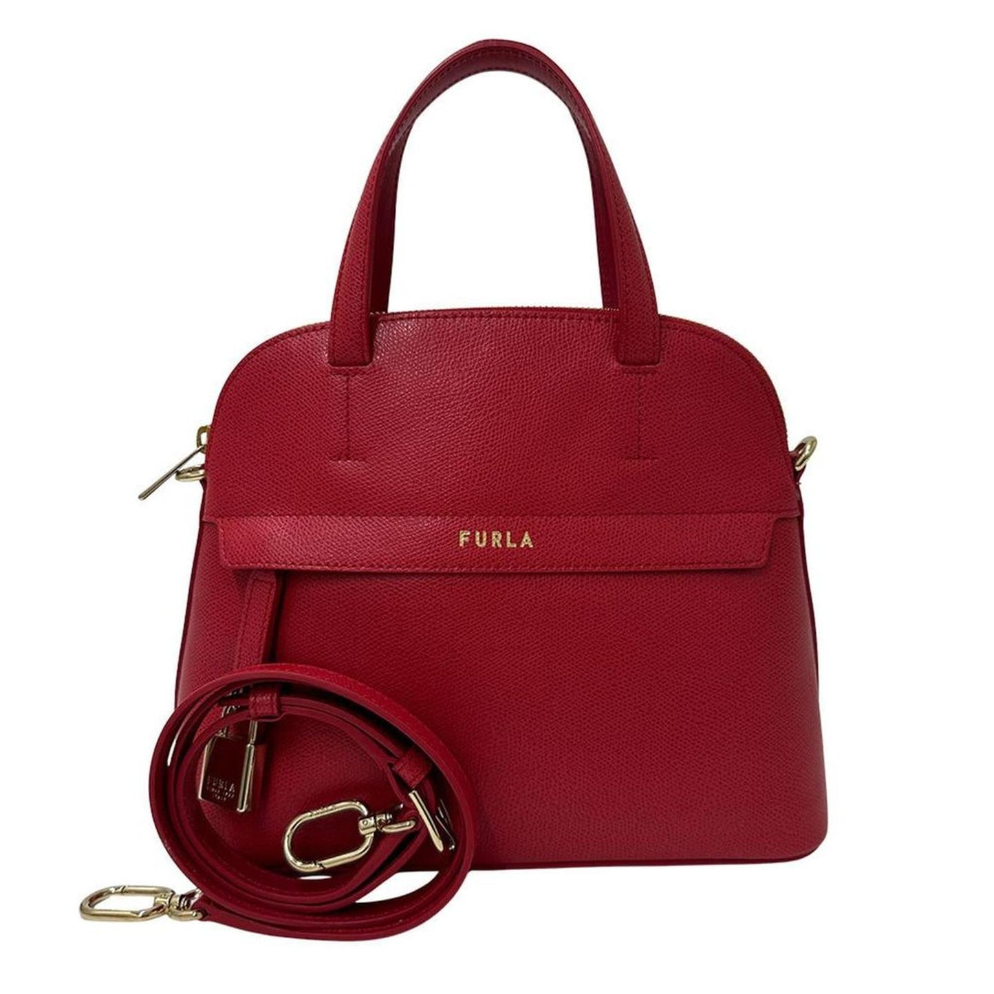 Leather Handbag Shoulder Bag (Pre-Owned)