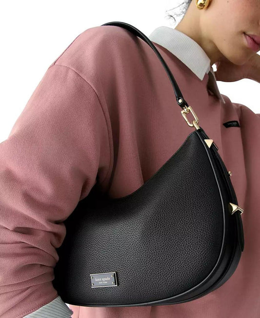 Liv Small Pebbled Leather Convertible Shoulder Bag