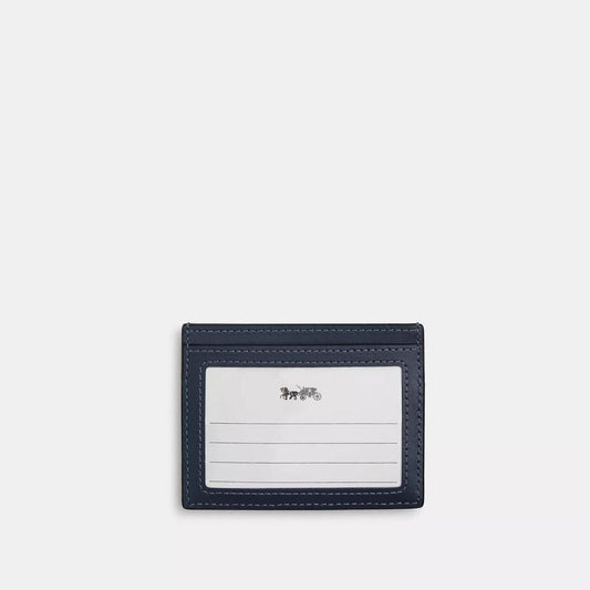 Slim Id Card Case With Quilting