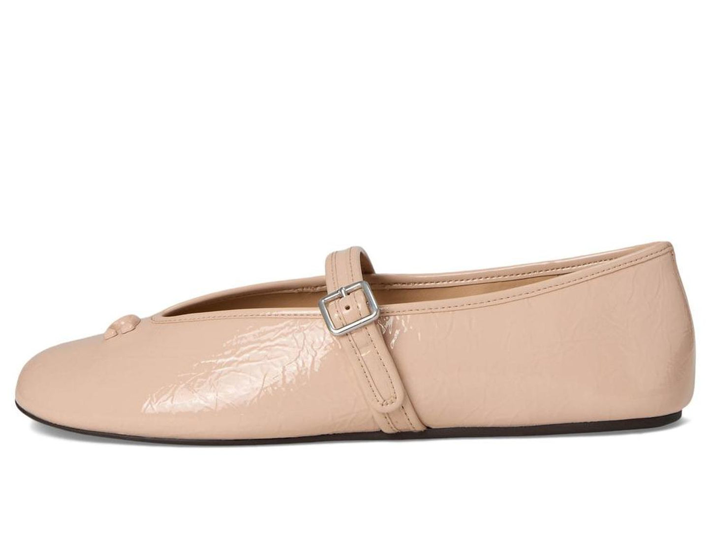Sculpted C Crinkle Patent Leather Soft Mary Jane
