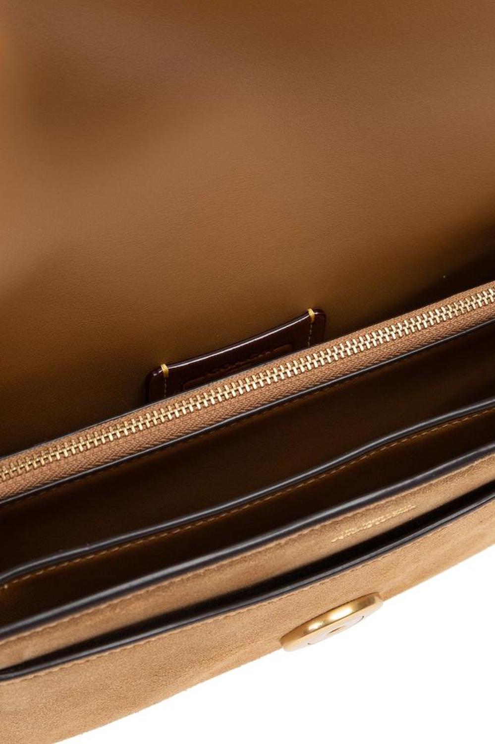 Coach Tabby 26 Logo Plaque Shoulder Bag