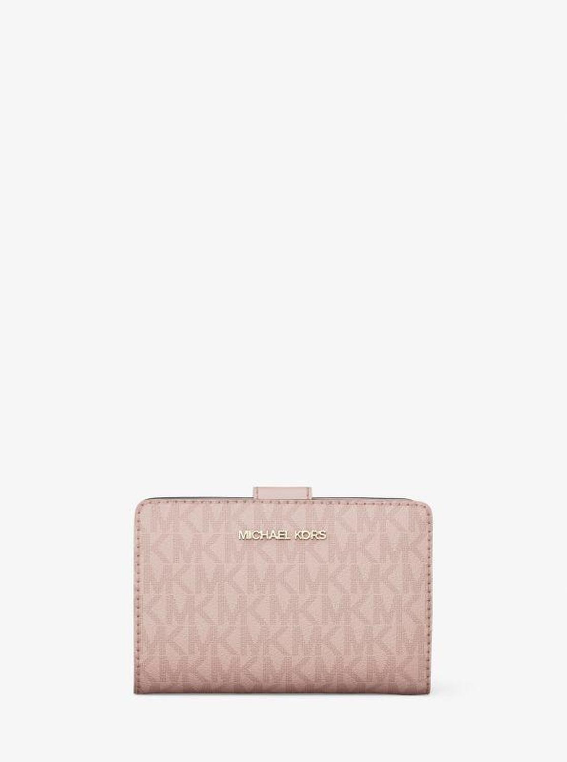Jet Set Medium Signature Logo Bi-Fold Wallet