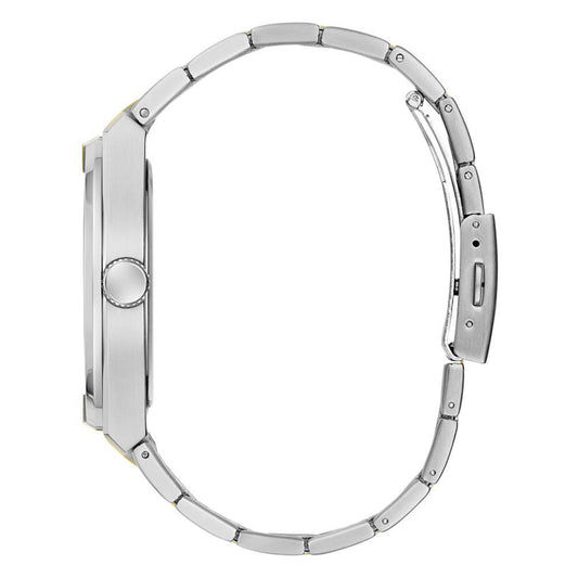 Men's Analog Two-Tone Stainless Steel Watch 44mm