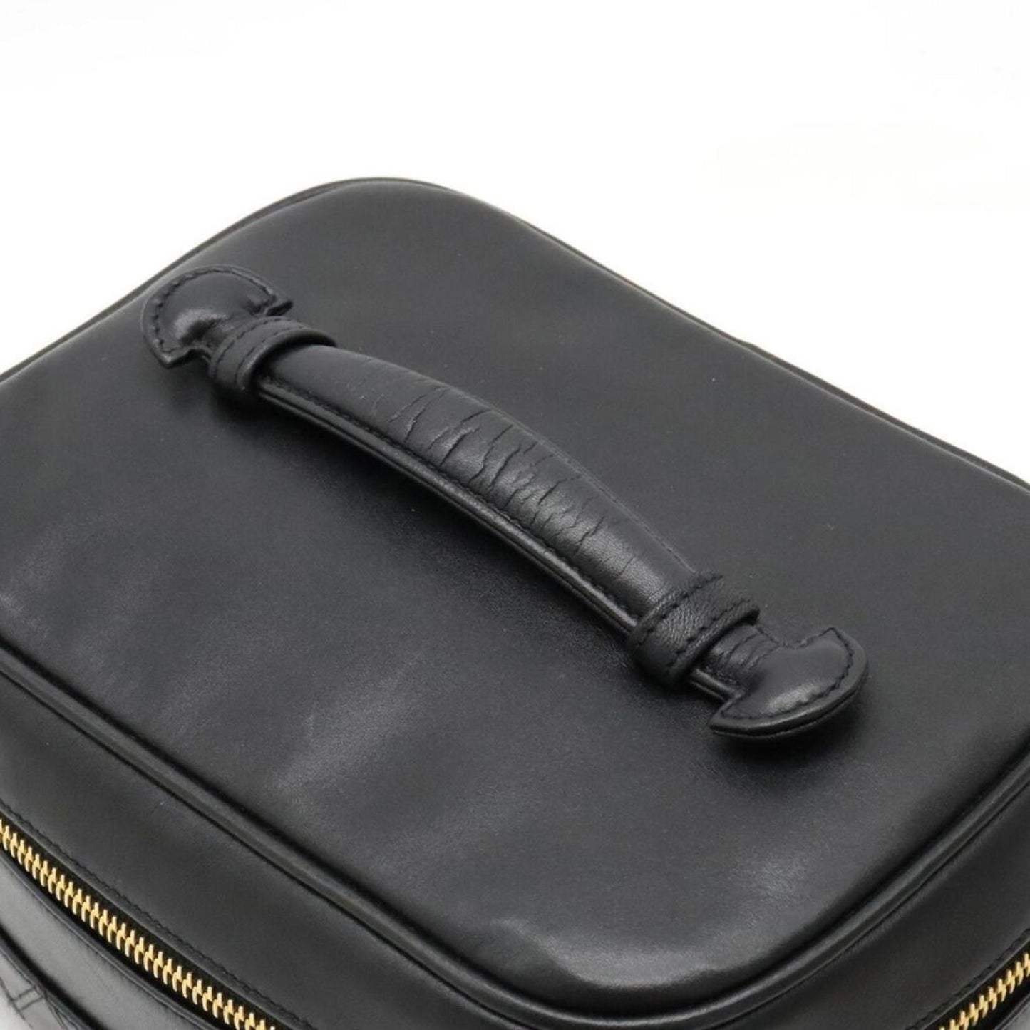 Chanel Vanity Leather Clutch Bag (Pre-Owned)