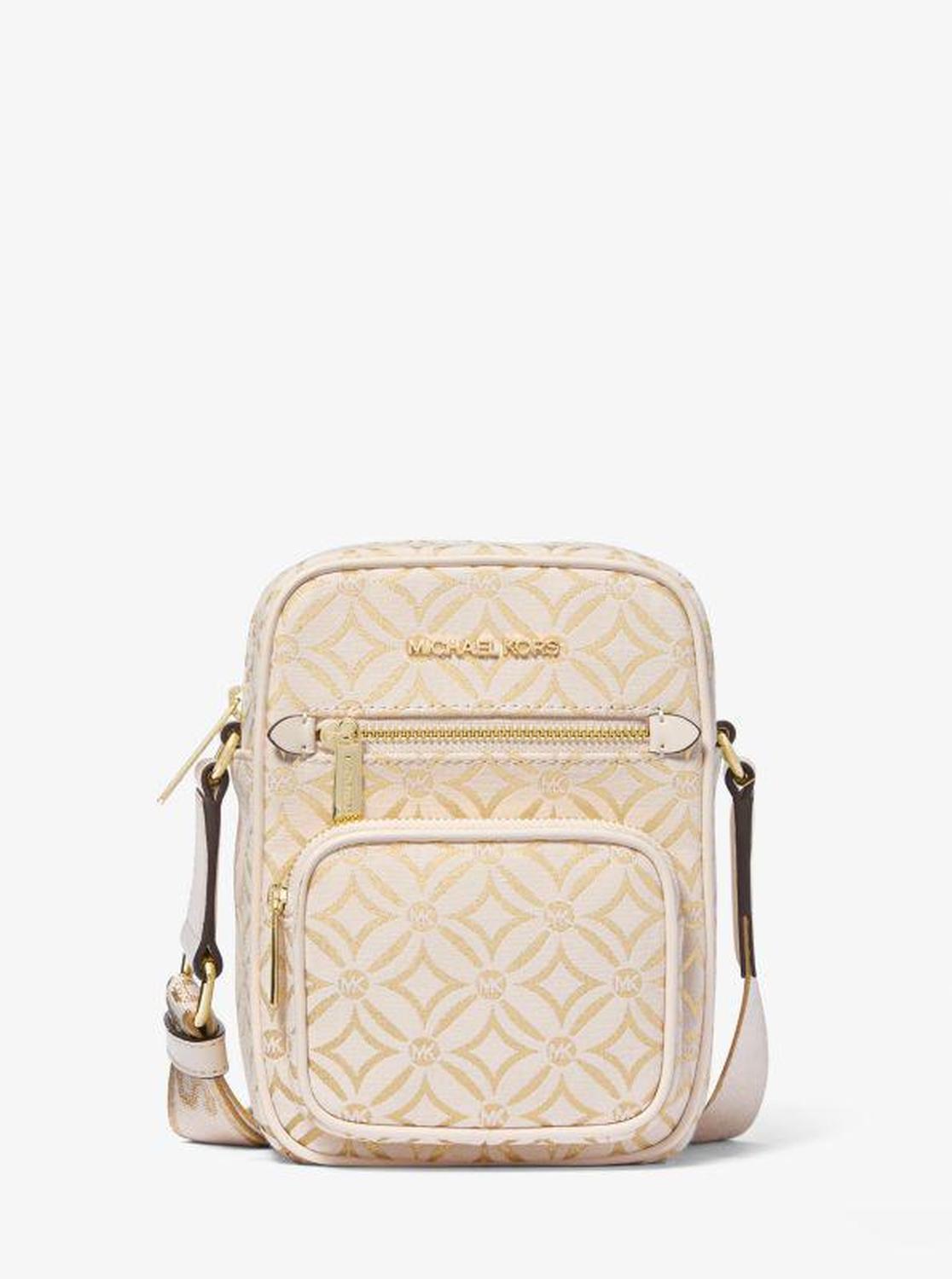 Jet Set Medium Metallic Logo Jacquard Crossbody Bag jet-set-medium-metallic-logo-jacquard-crossbody-bag