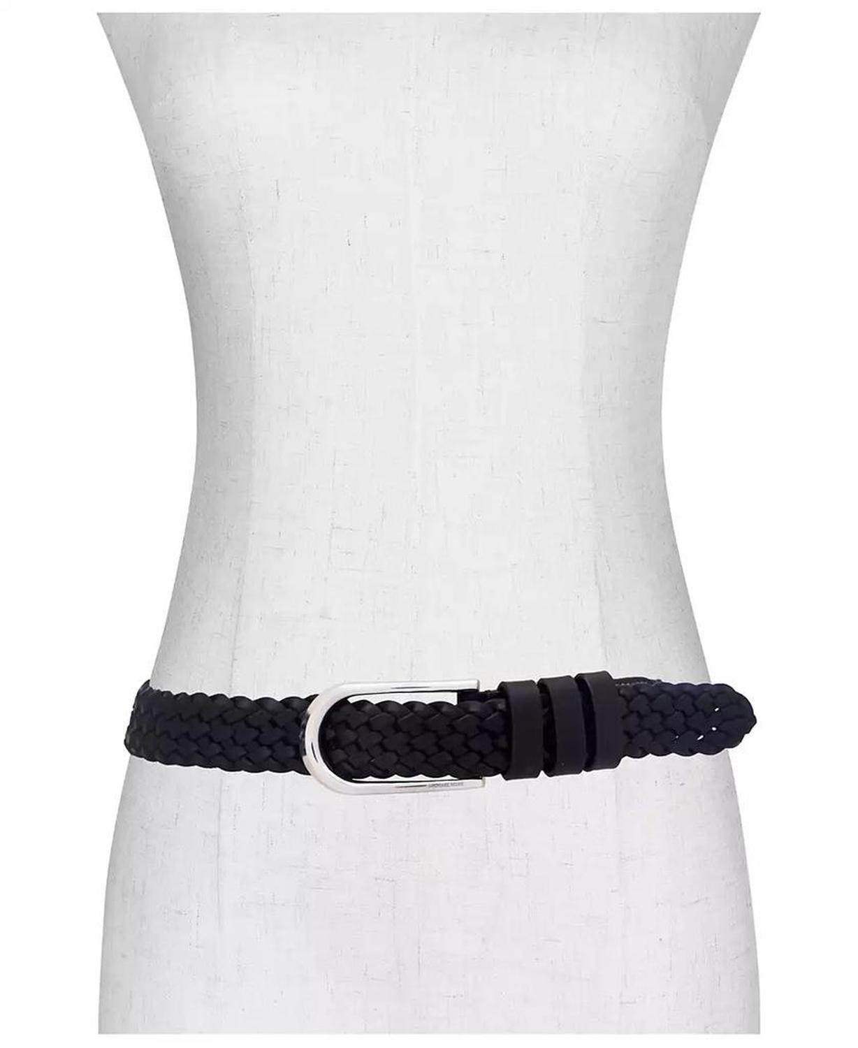 Women's 32mm Braided Leather Belt