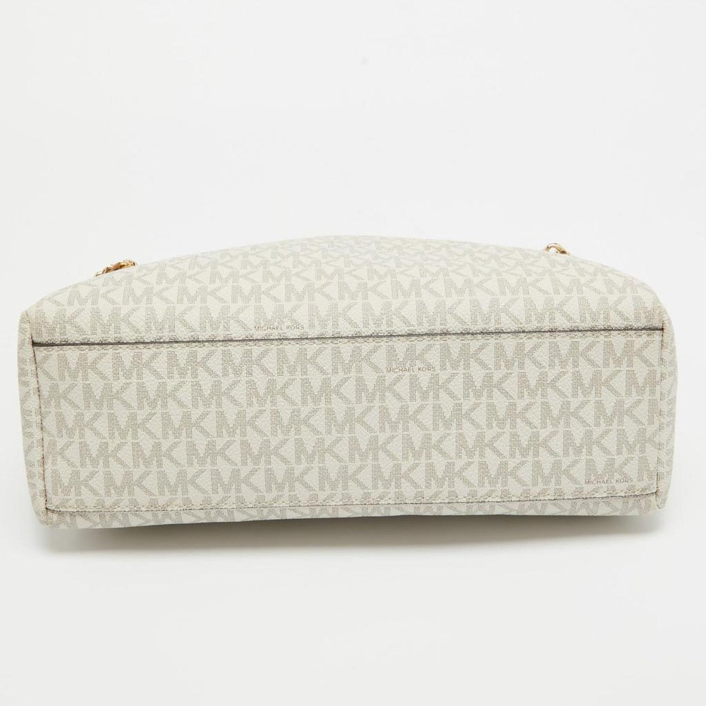Michael Kors Signature Coated Canvas And Leather Small Susan Tote