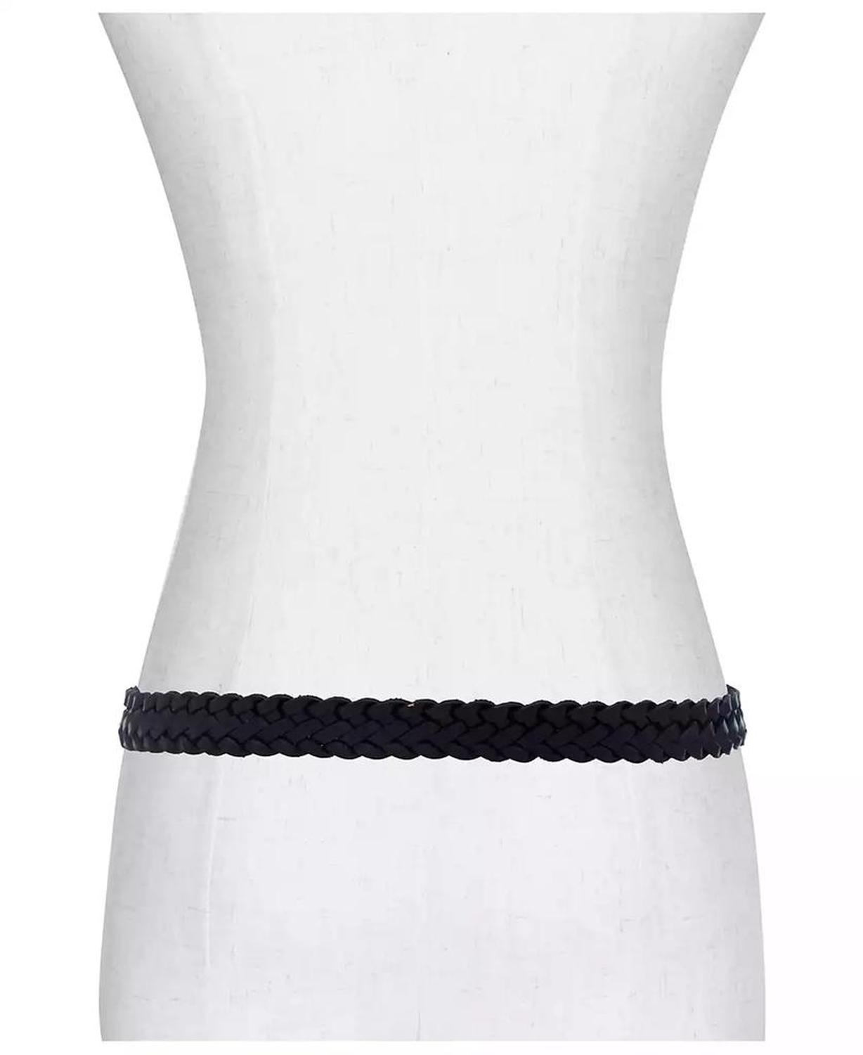 Micheal Kors Women's Braided Leather Belt