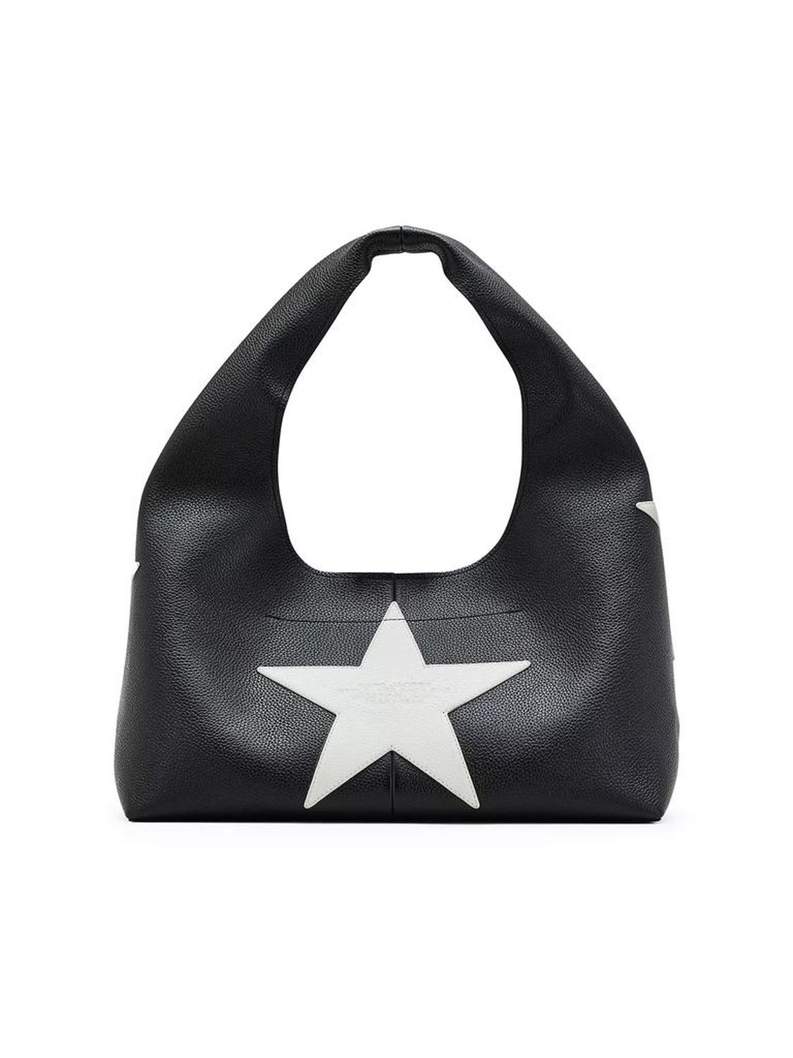 The Star Patchwork Leather Sack Bag