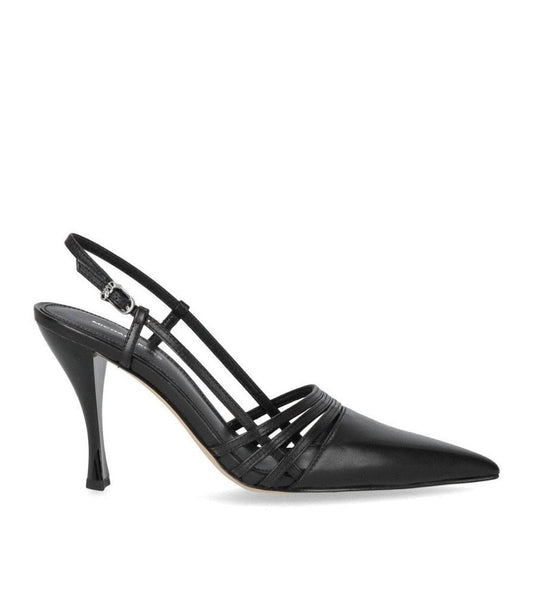 Haisley Black Slingback Pump