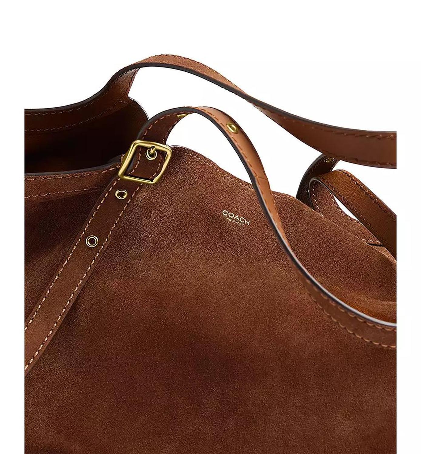 Suede Gramercy Tote
