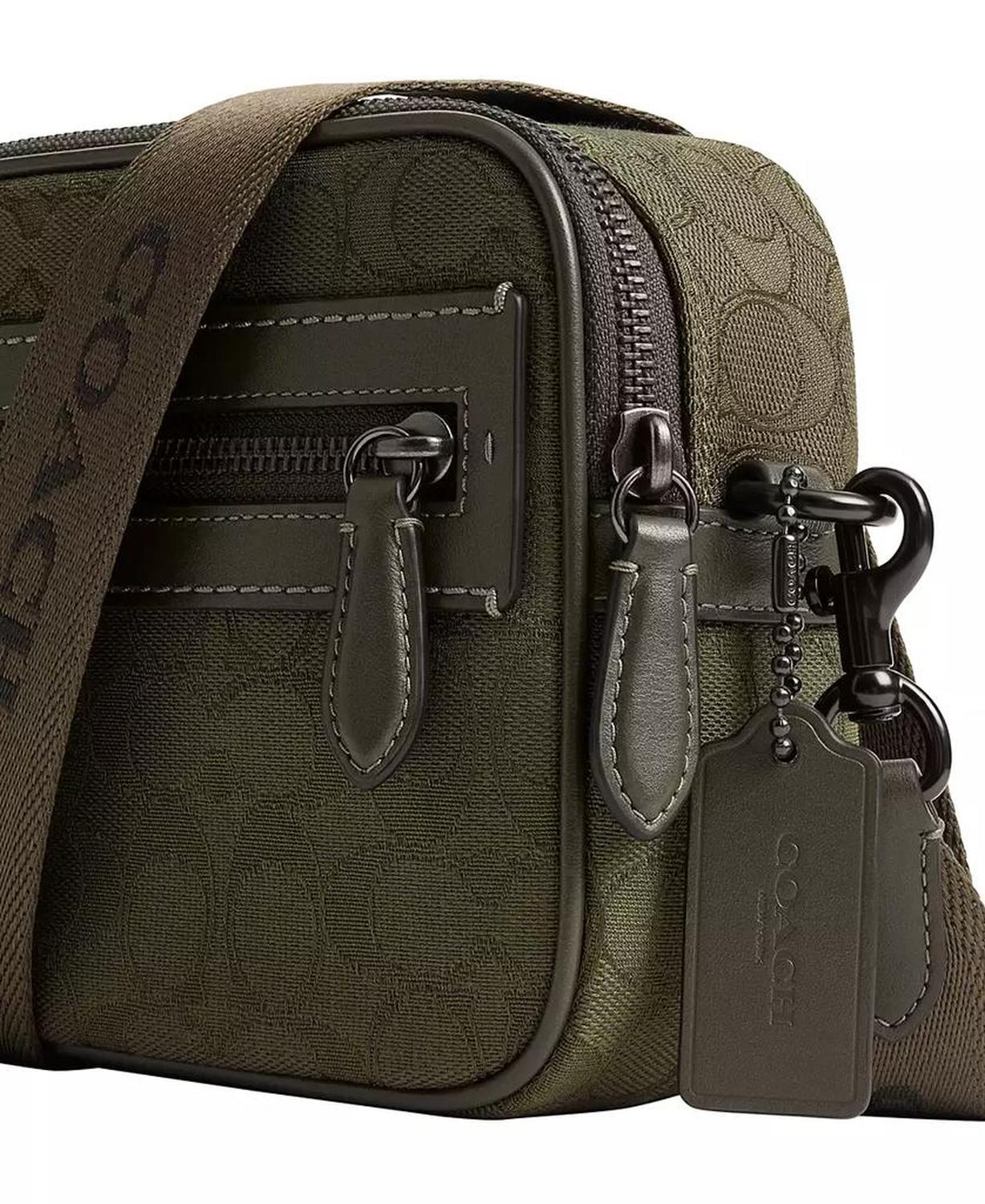 Men's Theo Signature Jacquard Camera Bag