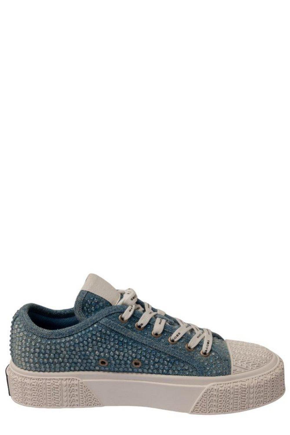 Marc Jacobs Embellished Denim Sneakers