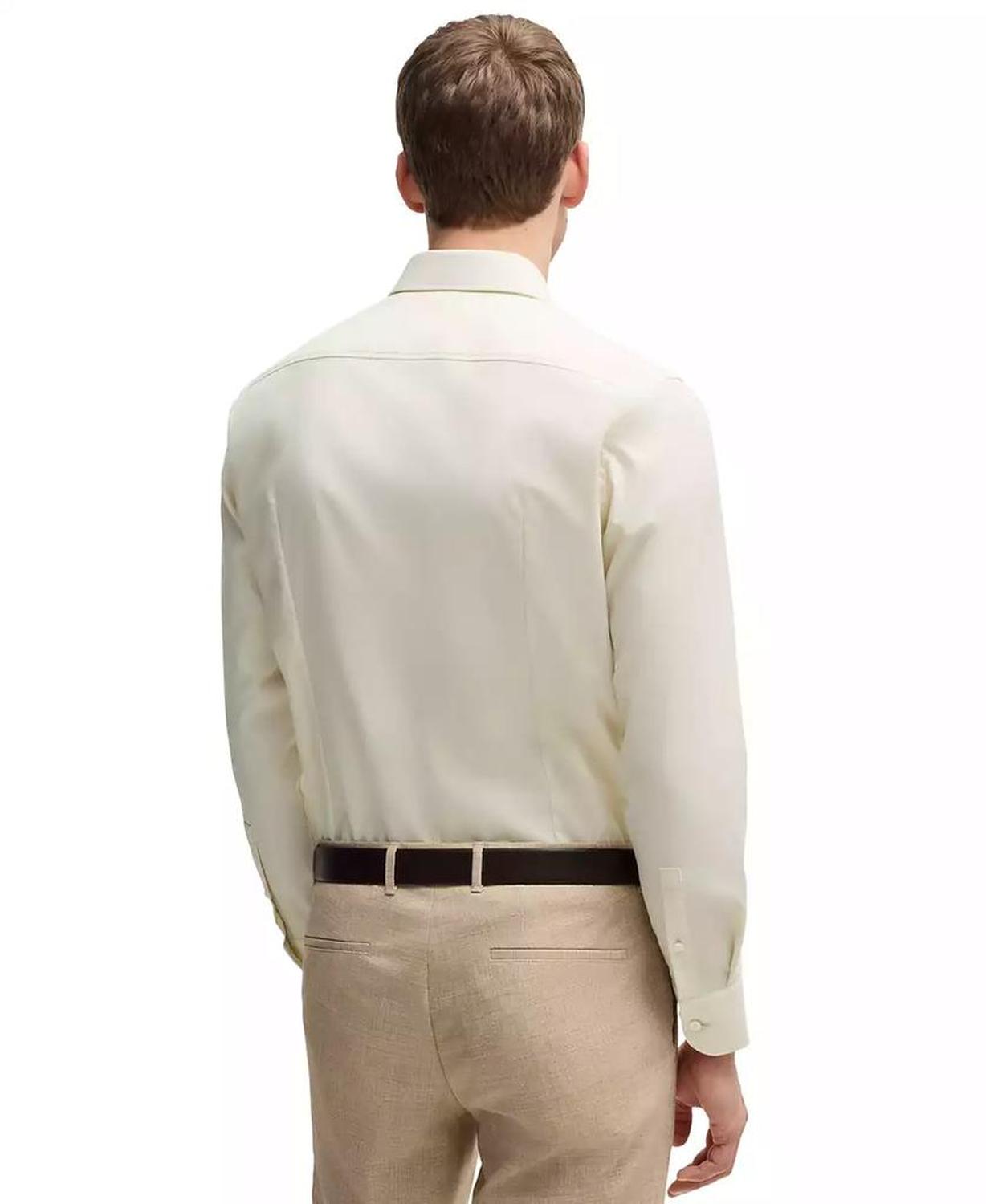 Men's Easy-Iron Slim-Fit Dress Shirt