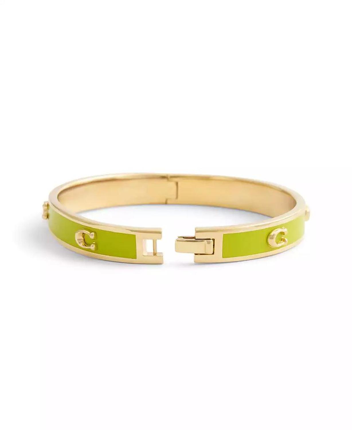 Signature C Enamel Bangle Bracelet