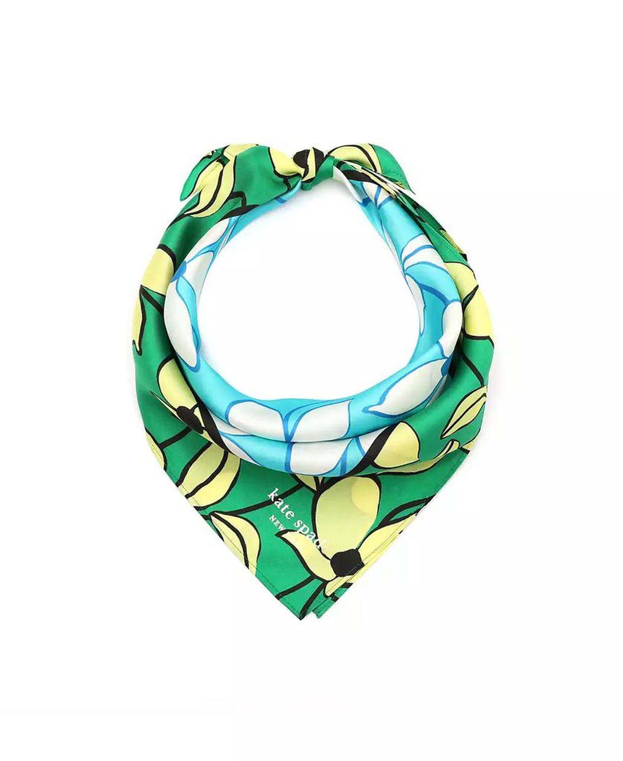 Women's Floral Vines Silk Bandana Scarf
