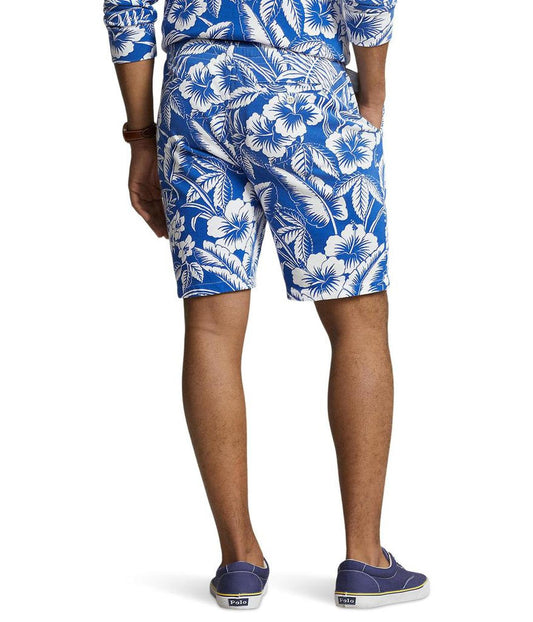 8.5-Inch Tropical Floral Spa Terry Shorts
