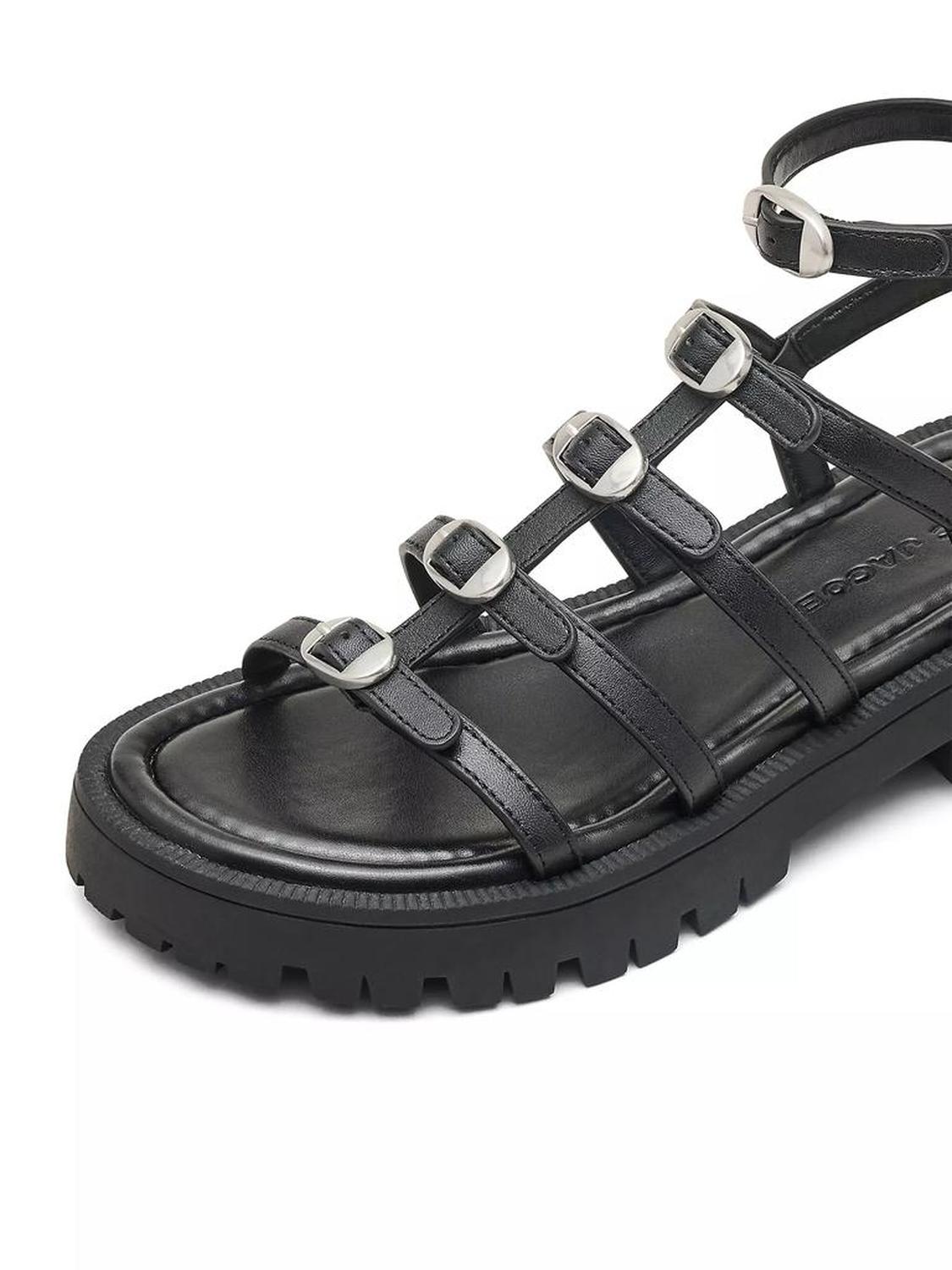 Kiki Leather Gladiator Sandals