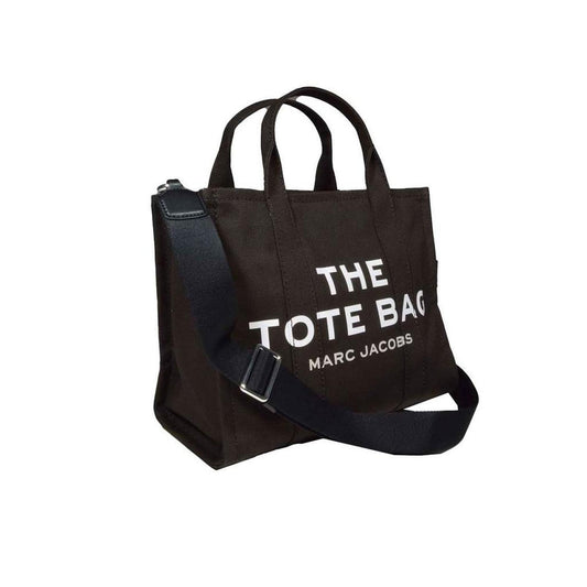 Black Canvas Medium Tote Bag