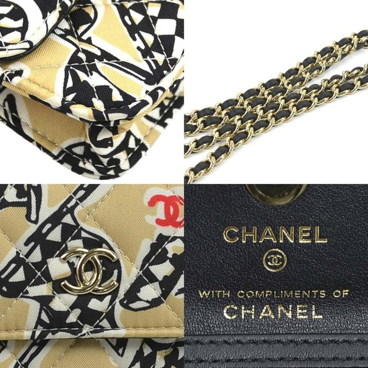 Chanel Canvas Shoulder Bag (Pre-Owned)