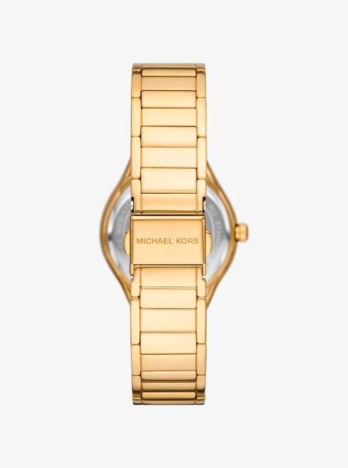Mini Sylvia Pavé Gold-Tone Watch and Bracelet Gift Set