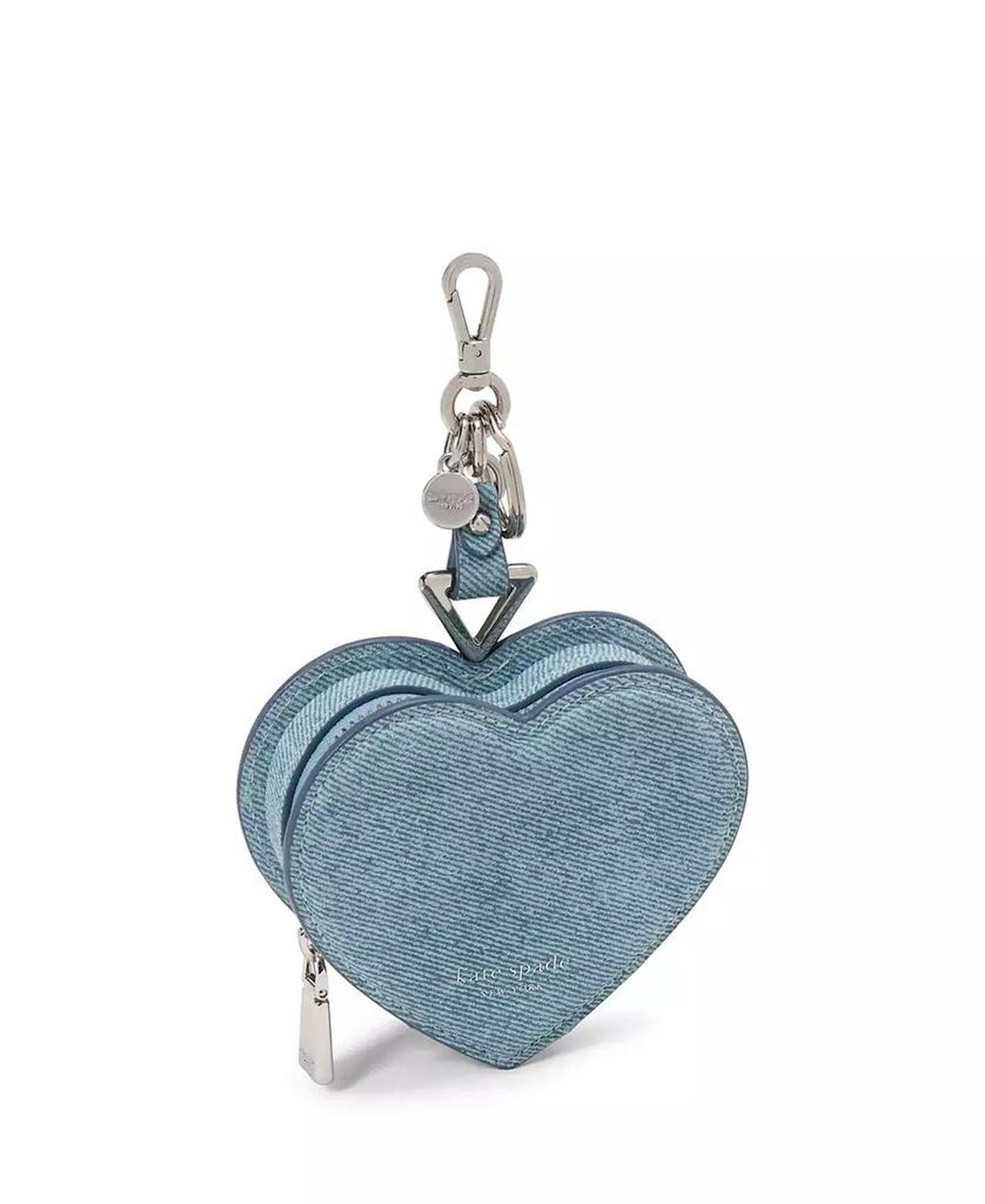 Liv Heart Coin Keychain