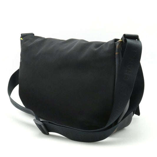 Chanel Coco Mark Canvas Shoulder Bag (Pre-Owned)