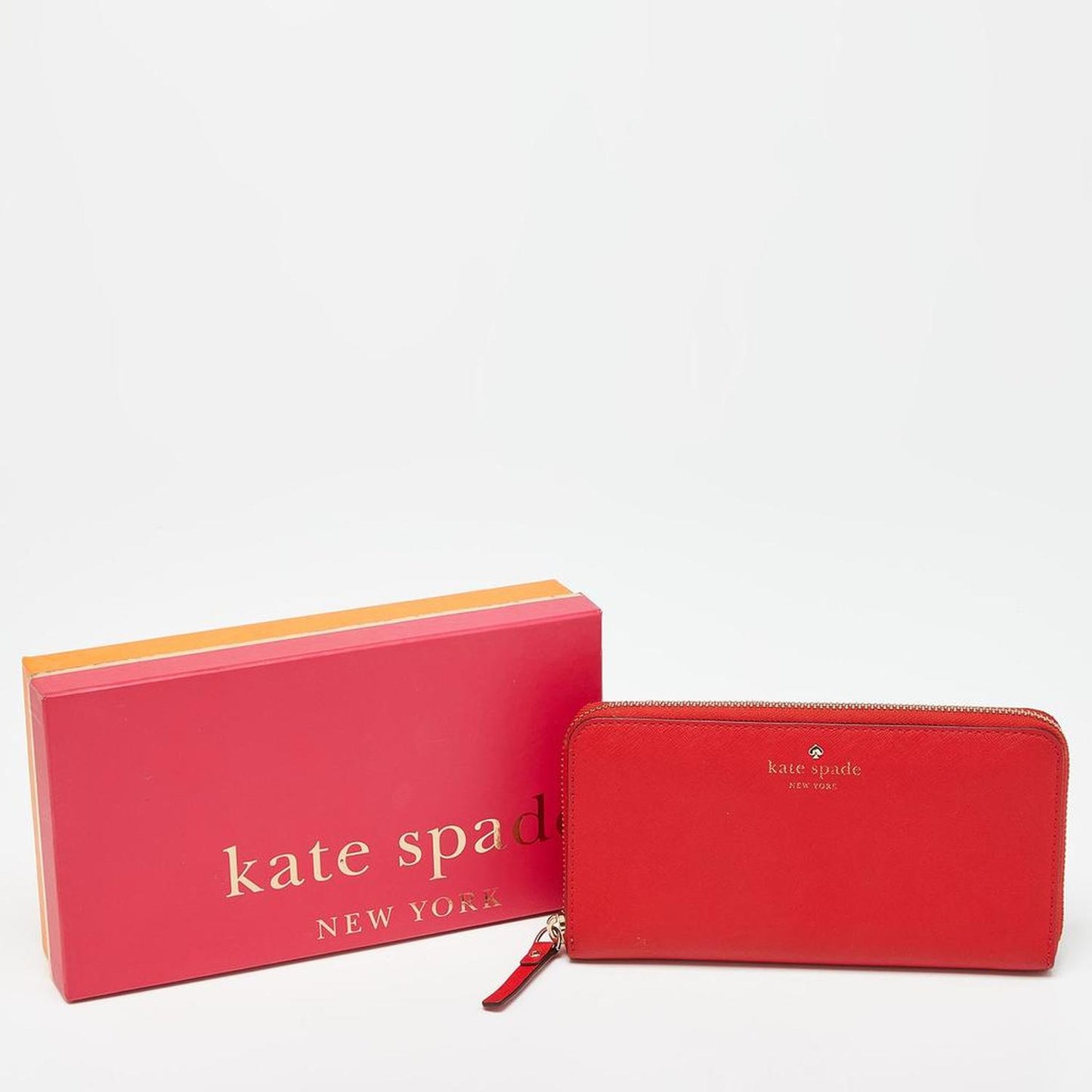 Kate Spade Leather Zip Around Continental Wallet