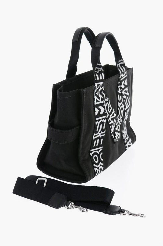 Canvas Tote Bag With Embroidered Monogram