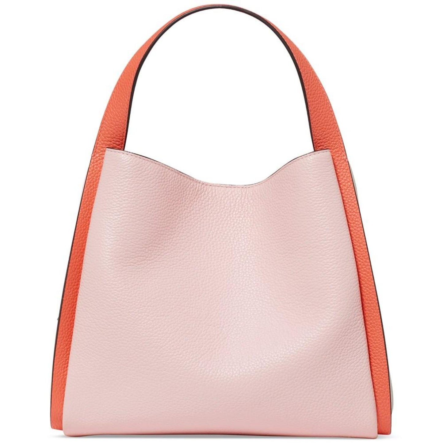 Knott Colorblocked Leather Medium Crossbody Tote