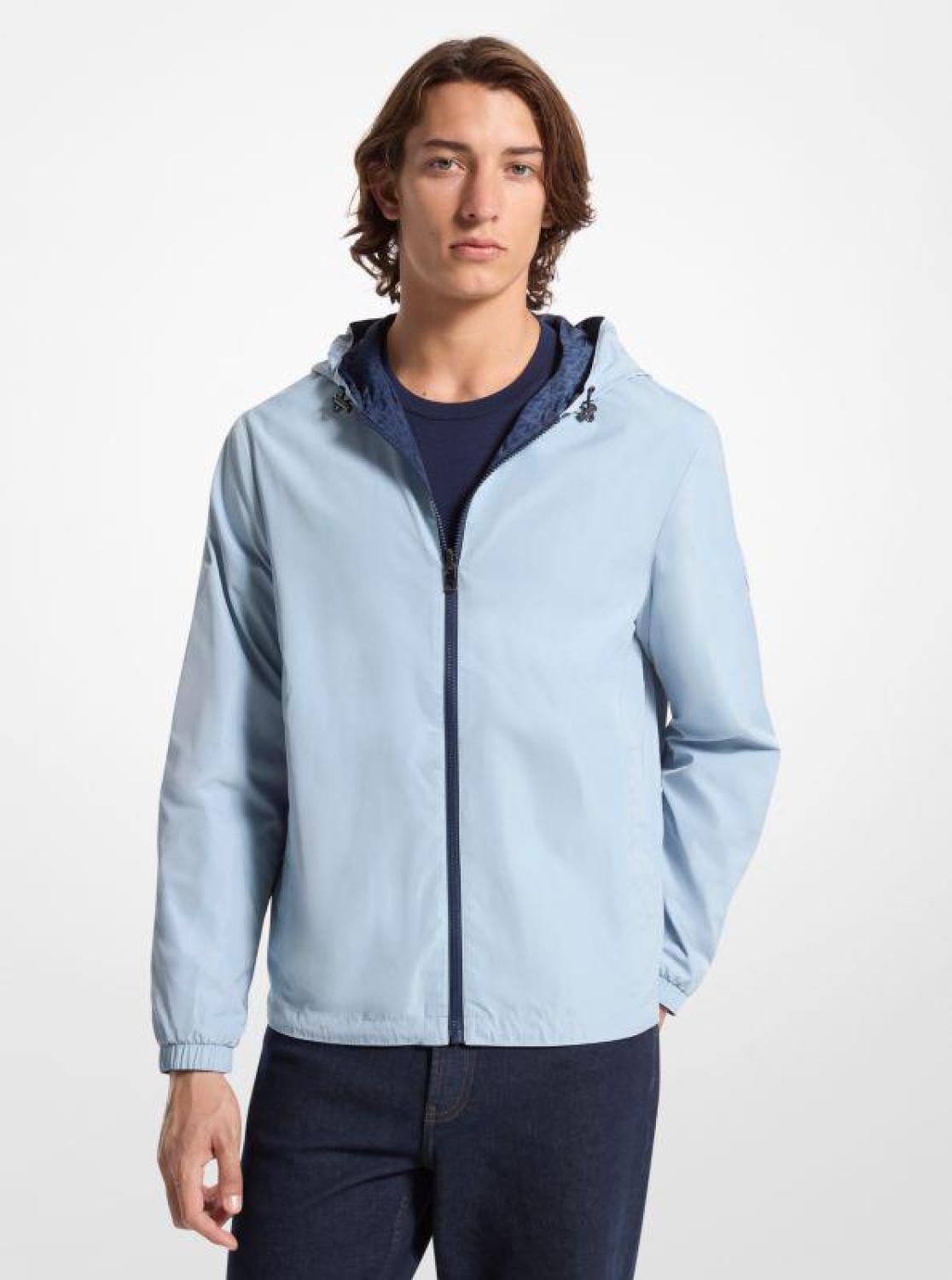 Reversible Signature Logo Windbreaker Jacket