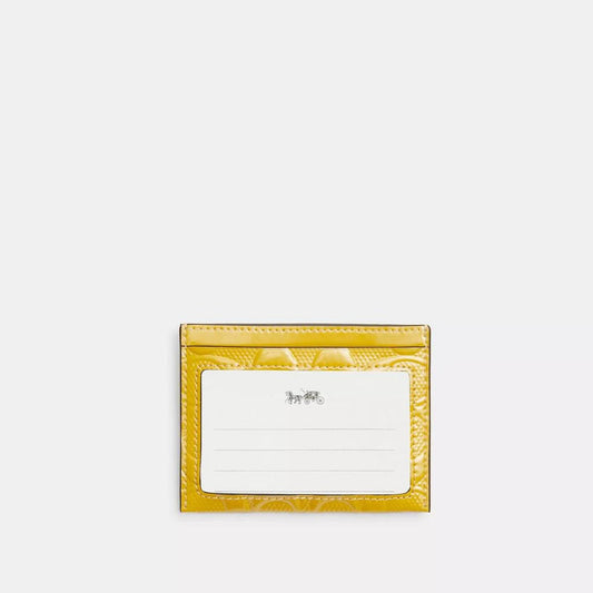 Coach Outlet Slim Id Card Case In Signature Leather