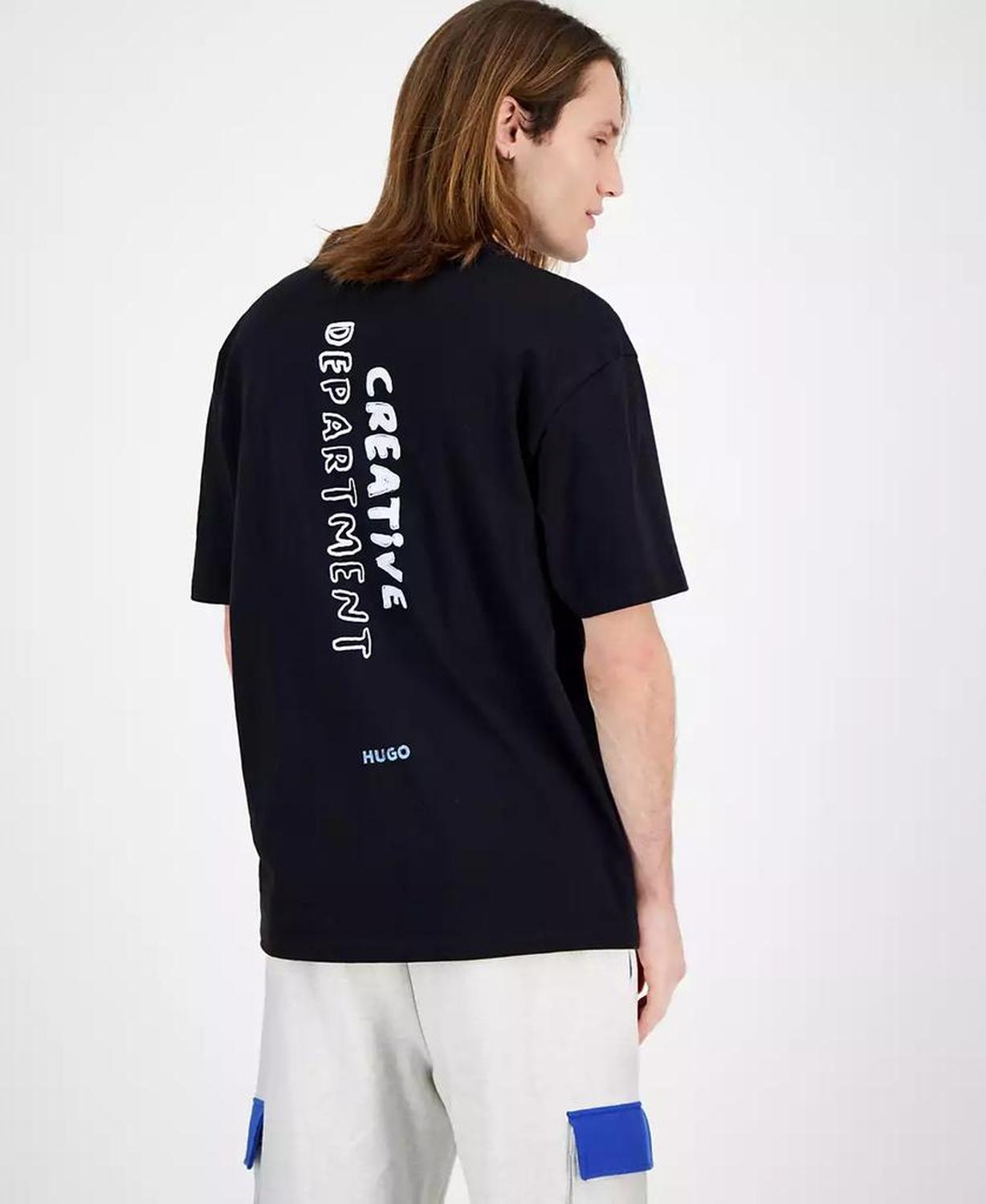 Men's Creative Department Relaxed Fit Short Sleeve Crewneck Logo Graphic T-Shirt